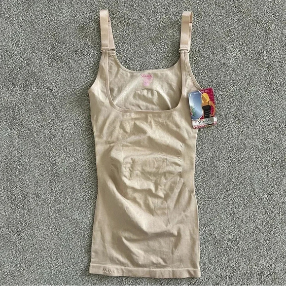 SlimMe By‎ Memoi Braless Shaping Slip Dress Size L - Picture 1 of 5